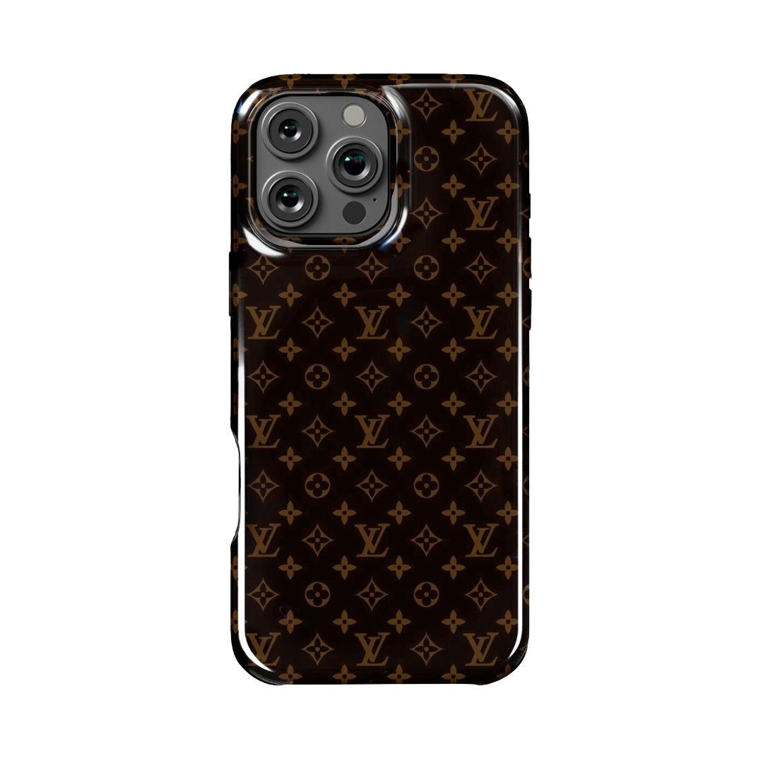 Case MagSafe Louis Vuitton Brown iPhone