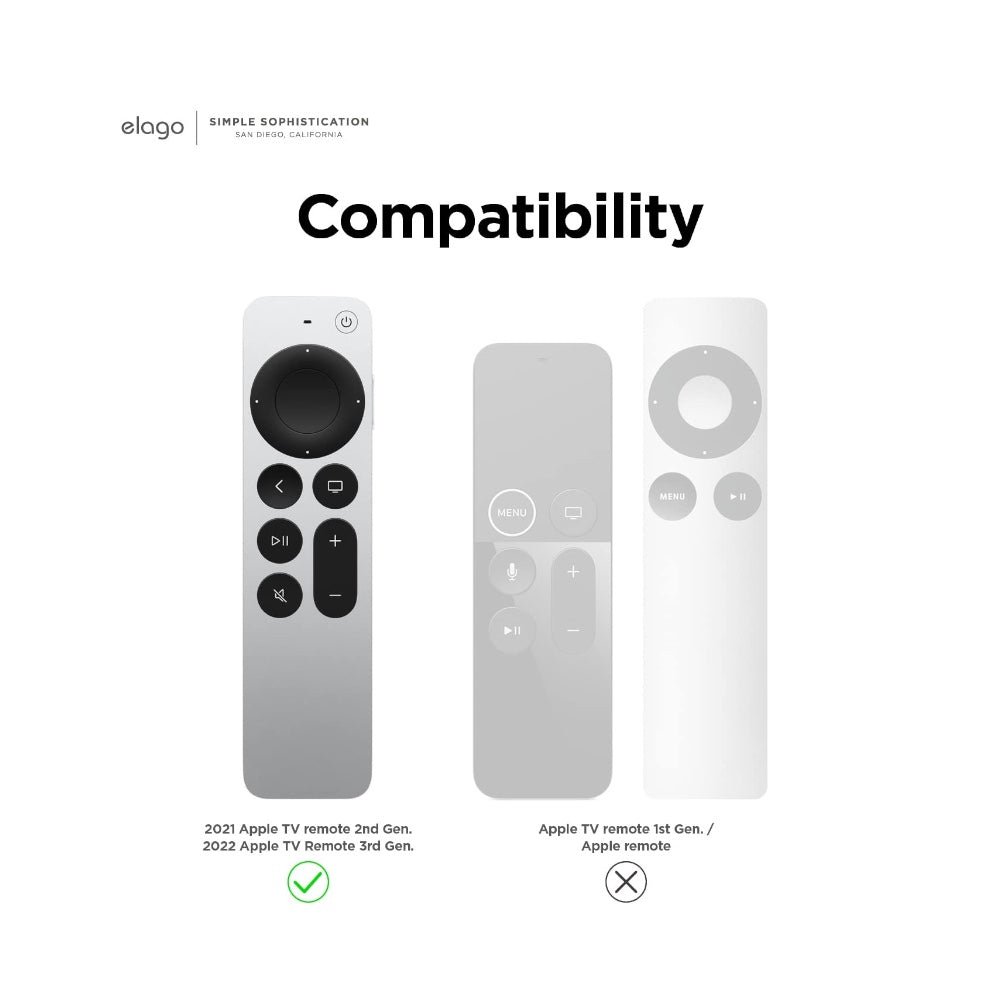 Case Elago para Control Apple TV 2021-2022 Black