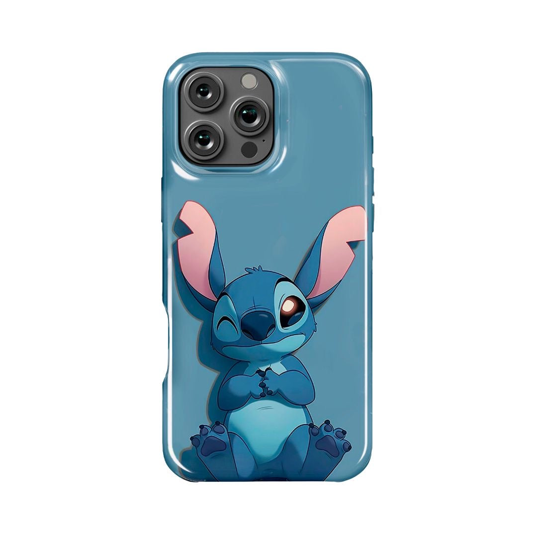Case MagSafe Stitch Celeste iPhone