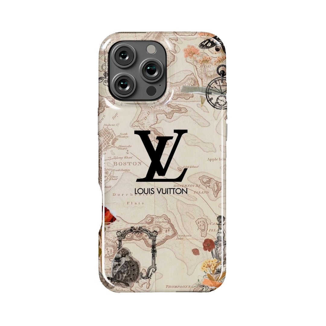 Case MagSafe Louis Vuitton Map iPhone