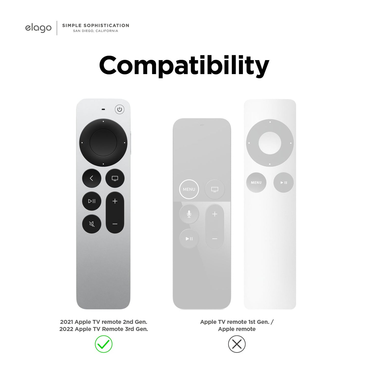 Case Elago para Control Apple TV 2021-2022 Blue