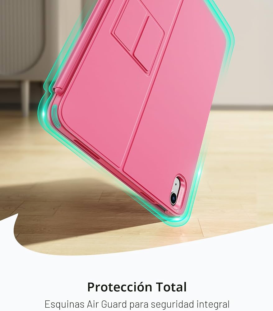 ESR Flex Keyboard Case Pink para iPad 10th/11th (A16)