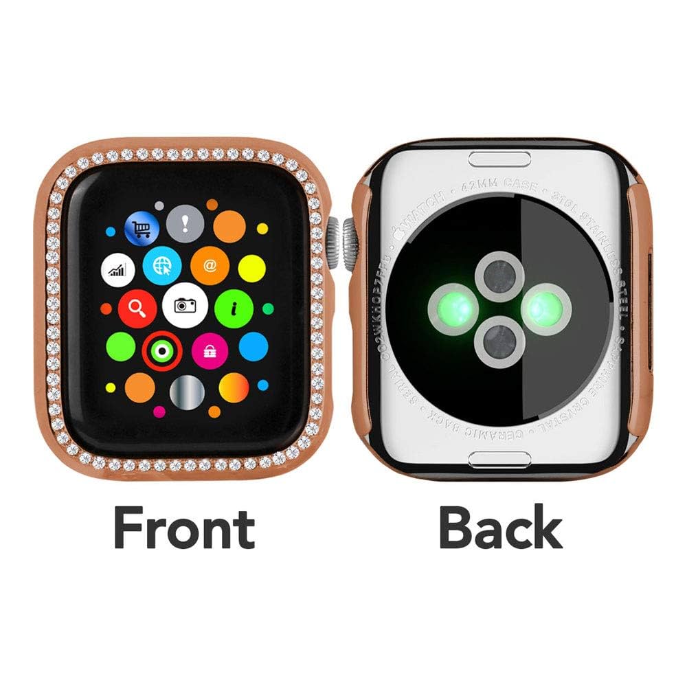 Bumper con diamantes Rose Gold para Apple Watch
