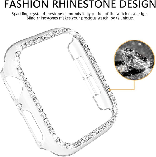 Bumper con diamantes Clear para Apple Watch