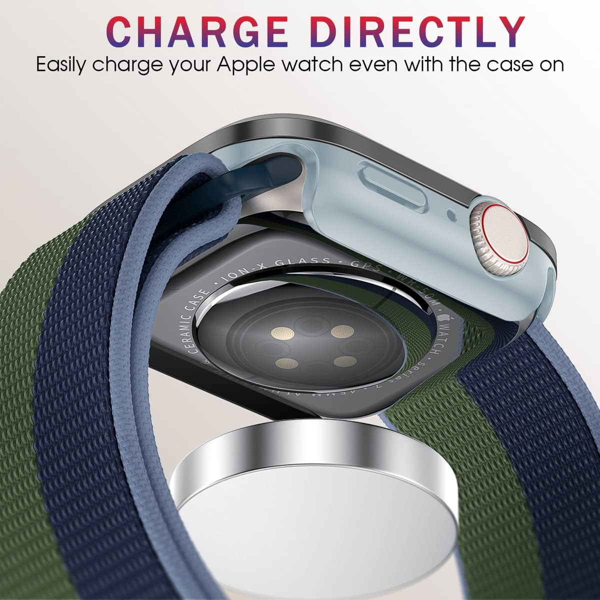 Bumper Metalico Gris/Gris para Apple Watch