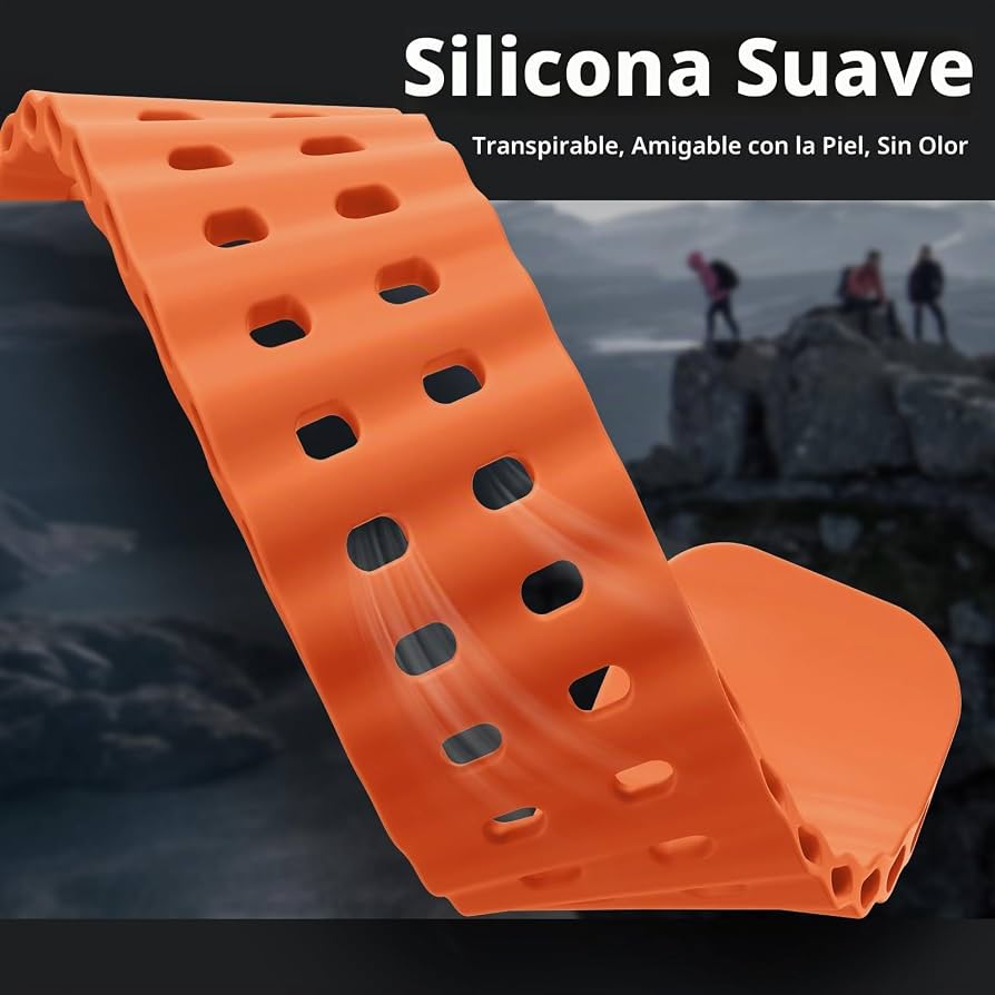 Pulsera Silicon Orange Active para Apple Watch