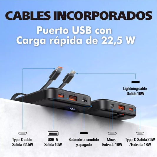 PowerBank MD-12411 KBOD White