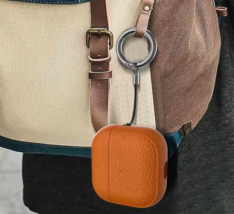 Case AirPods TPU Textura Camel