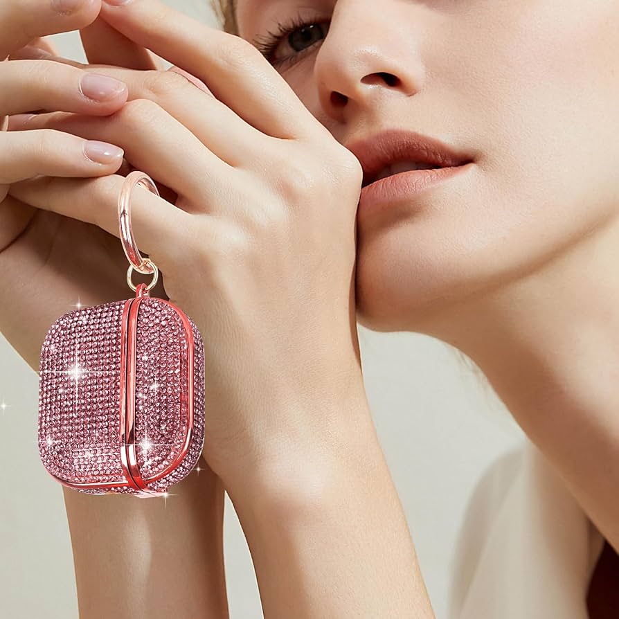 Case AirPods Diamonds Pink