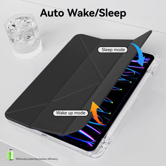 Smart Case Plegable Transparente para iPad 10th/11th (A16) Generación