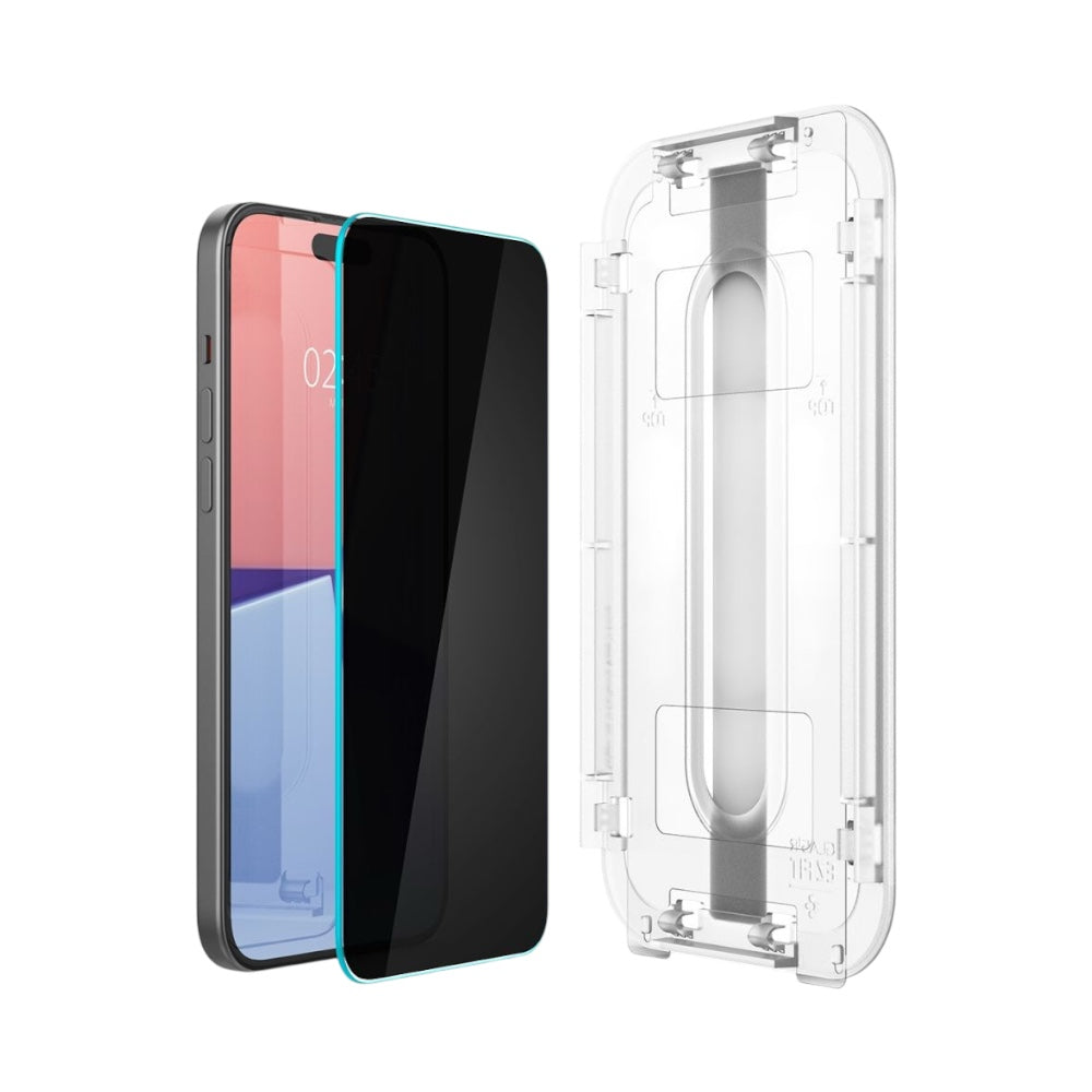 Vidrio Templado Spigen EZ Fit Privacy para iPhone