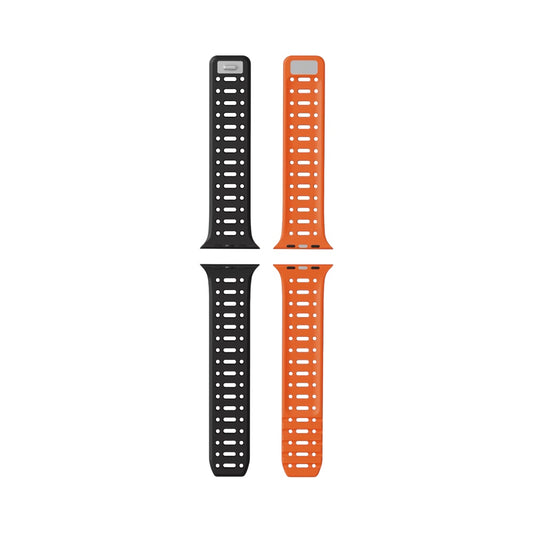 Pulsera Magnetic Silicon Sport Negro/Naranja para Apple Watch