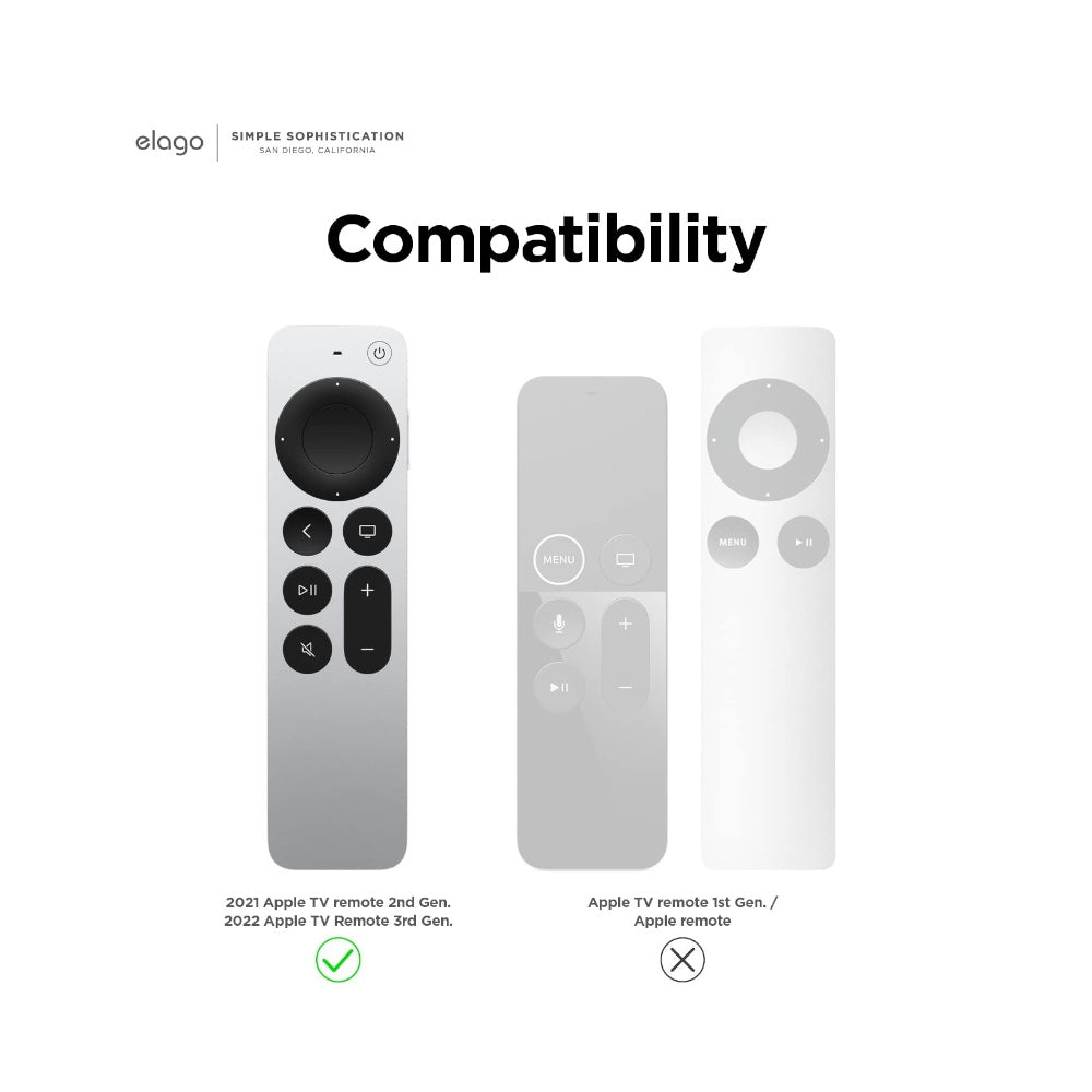 Case Elago para Control Apple TV 2021-2022 Retro