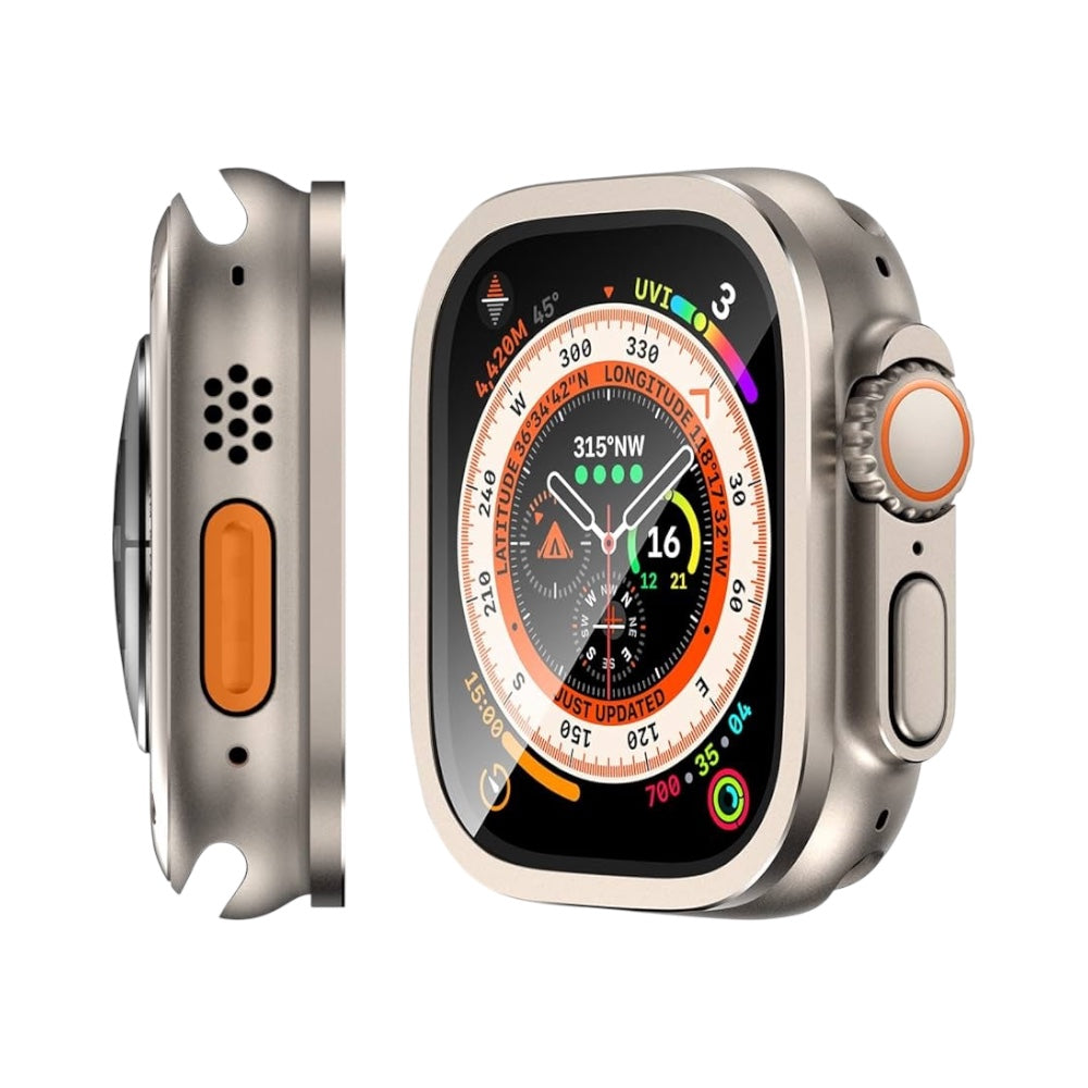 Metal Screen Protector Titanium para Apple Watch Ultra 1 y 2