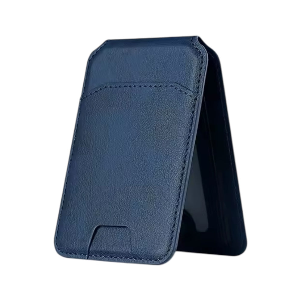 Leather Wallet MagSafe Blue
