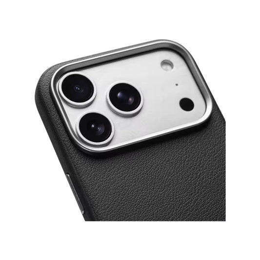 Leather PU Case Black para iPhone