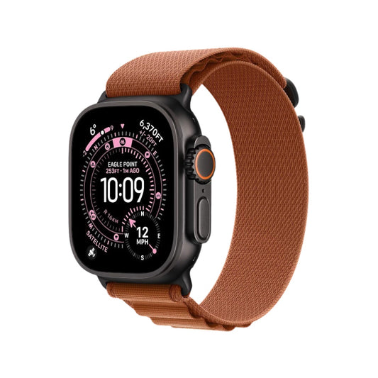 Pulsera para Apple Watch Alpine Loop Terra Cotta Black