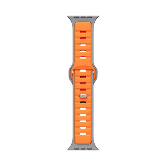 Pulsera Silicon Gray/Orange Air para Apple Watch