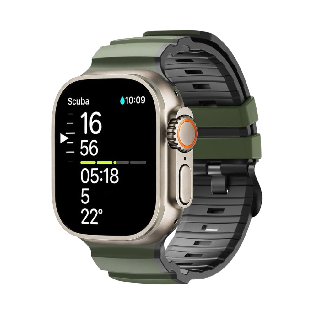 Pulsera Silicon Green Classic para Apple Watch