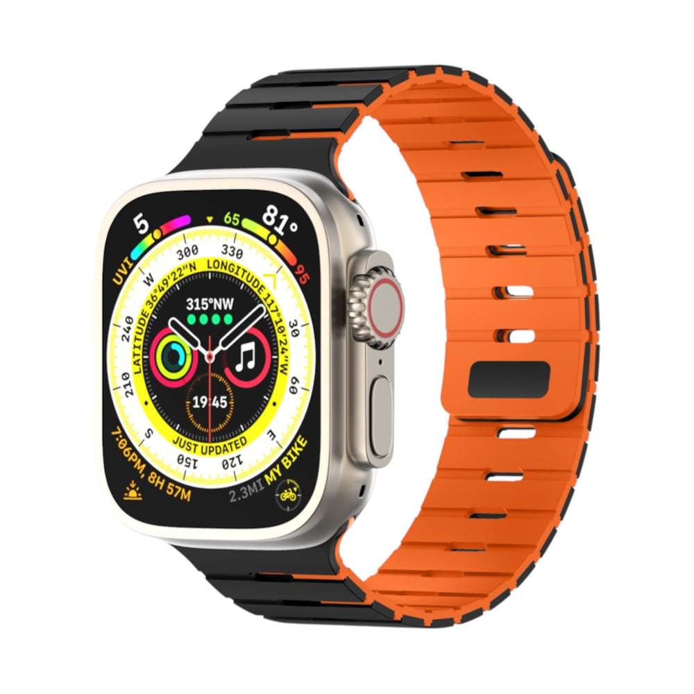 Pulsera Silicon Sport Vent Black para Apple Watch