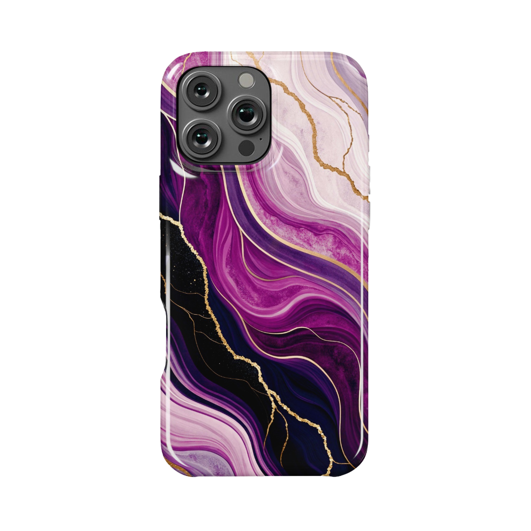 Case MagSafe Mármol morado iPhone