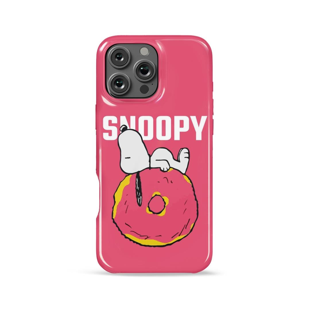 Case MagSafe Snoopy Rosa para iPhone