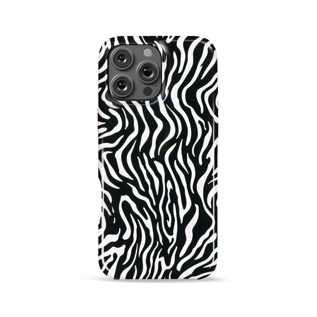 Case MagSafe Animal Print Negro/Blanco para iPhone