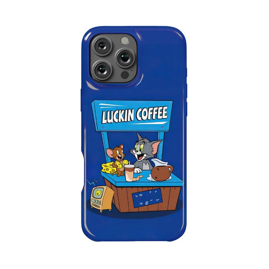 Case MagSafe Tom & Jerry Azul para iPhone