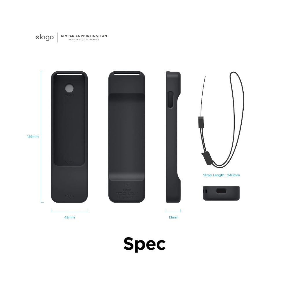 Case Elago para Control Apple TV 2021-2022 Black