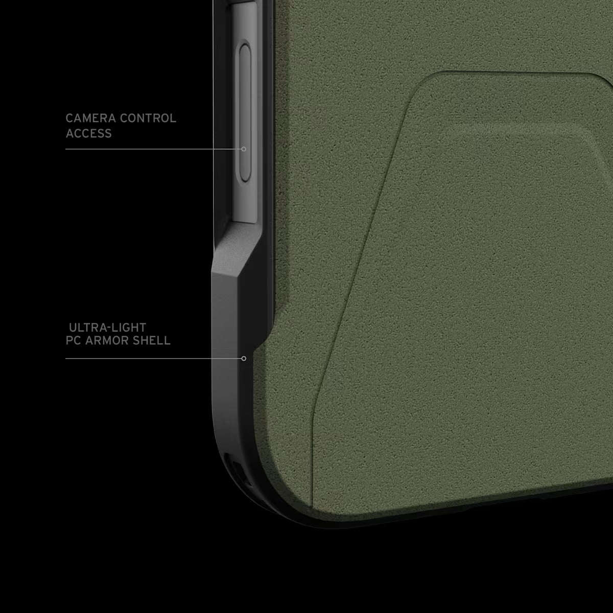 Case UAG Civilian Green para iPhone