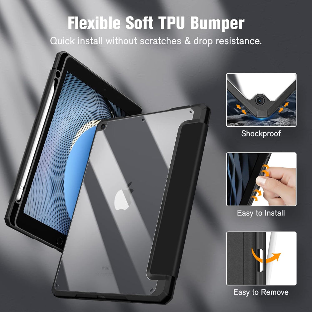 Smart Case Fintie Hybrid Slim para iPad 7th/8th/9th Generación