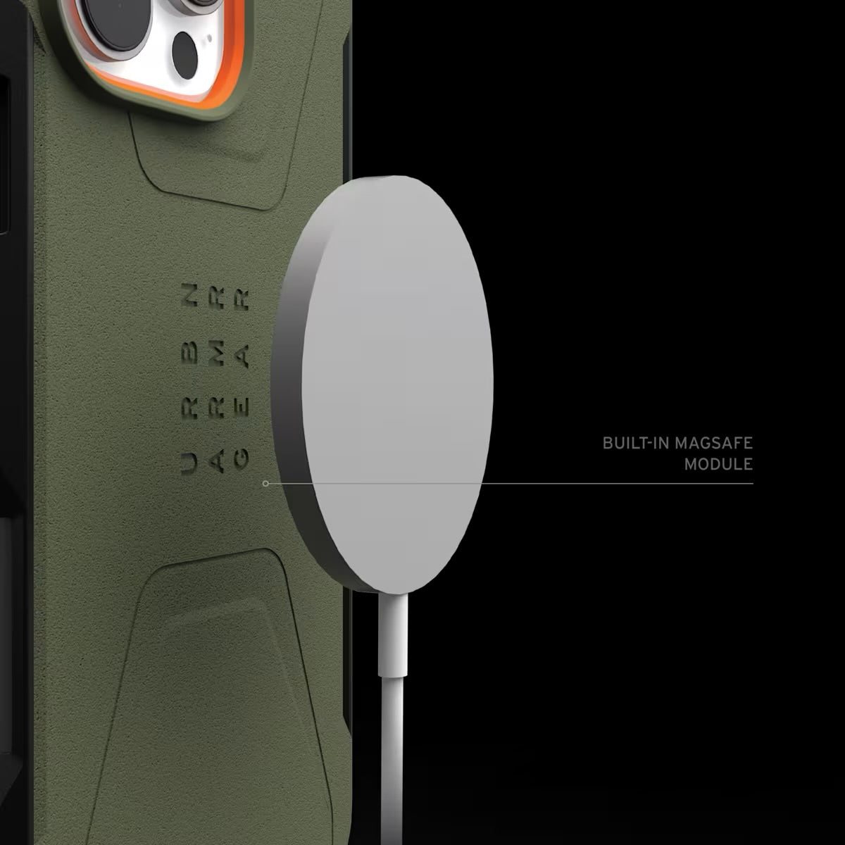 Case UAG Civilian Green para iPhone