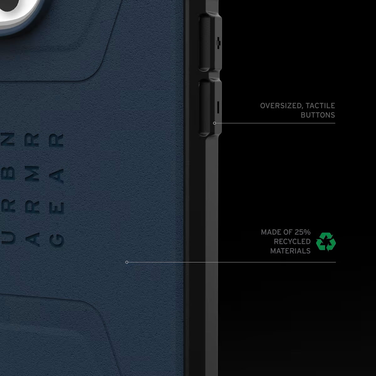 Case UAG Civilian Blue para iPhone