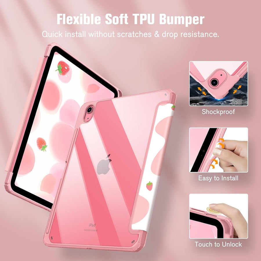 Smart Case Fintie Vaca Rosa iPad 10th/11th (A16)