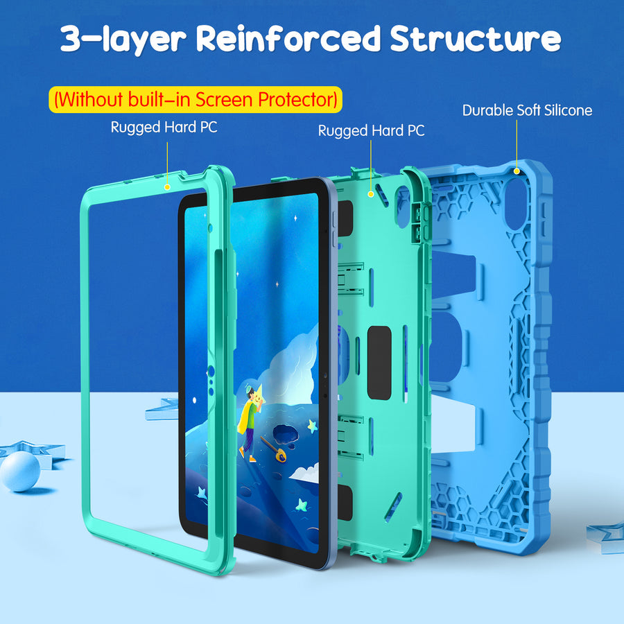 Case Kids Fintie Celeste para iPad 10th/11th (A16) Generación