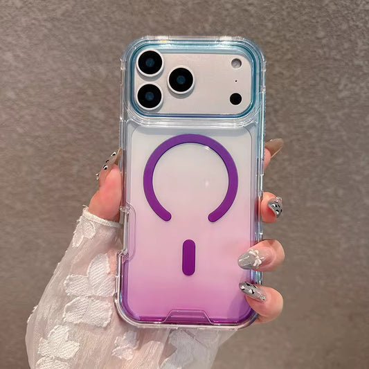 Case de 3 Piezas Celeste-Morado para iPhone