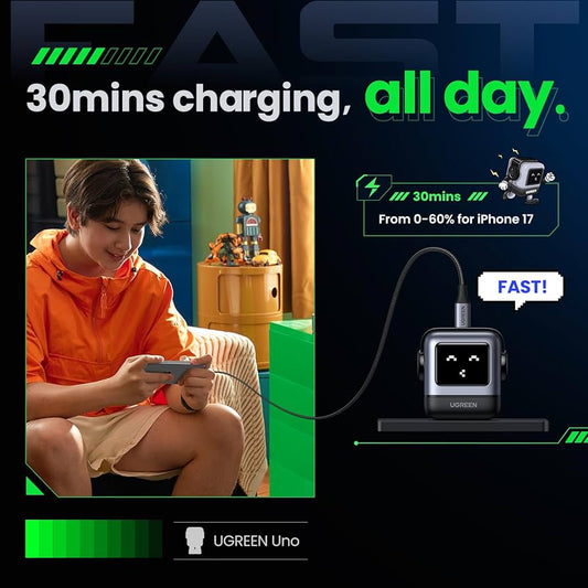 UGREEN Uno RG 30w USB-C Fast Charger GaN