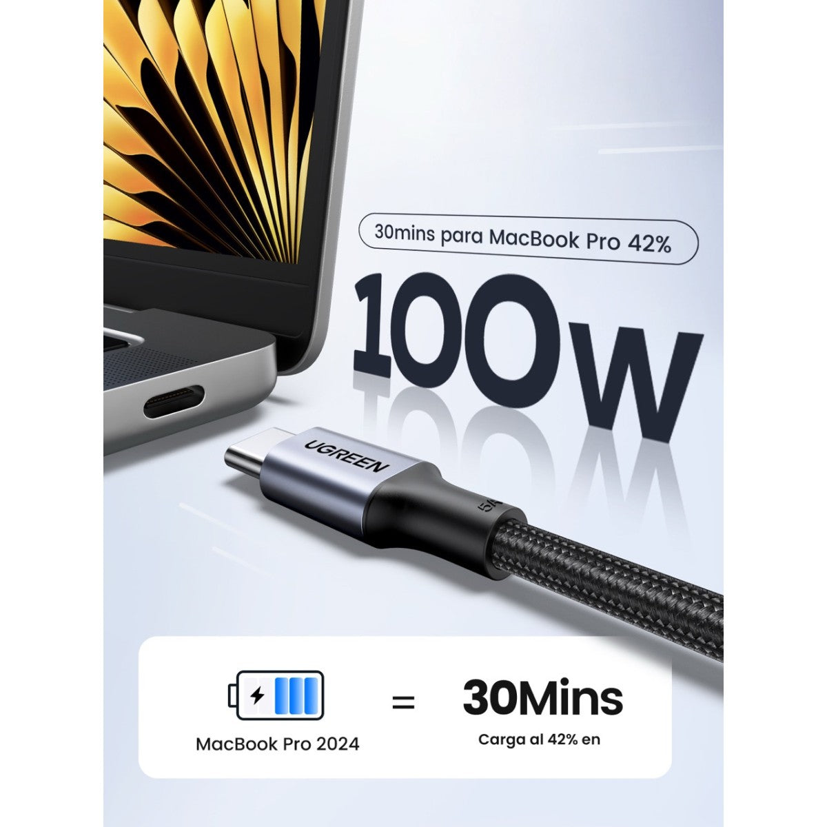 UGREEN USB-C to USB-C Cable 3 Metros