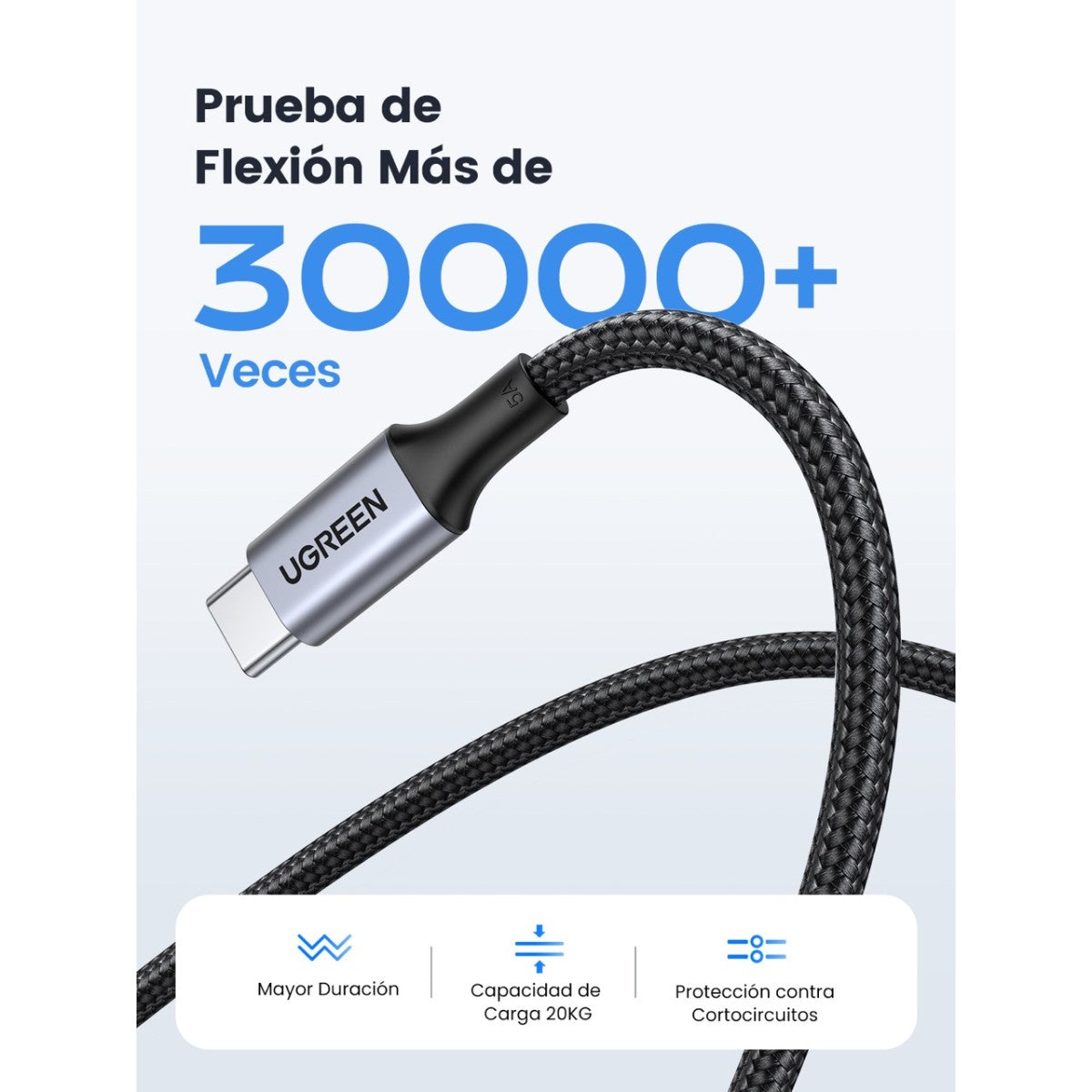 UGREEN USB-C to USB-C Cable 3 Metros