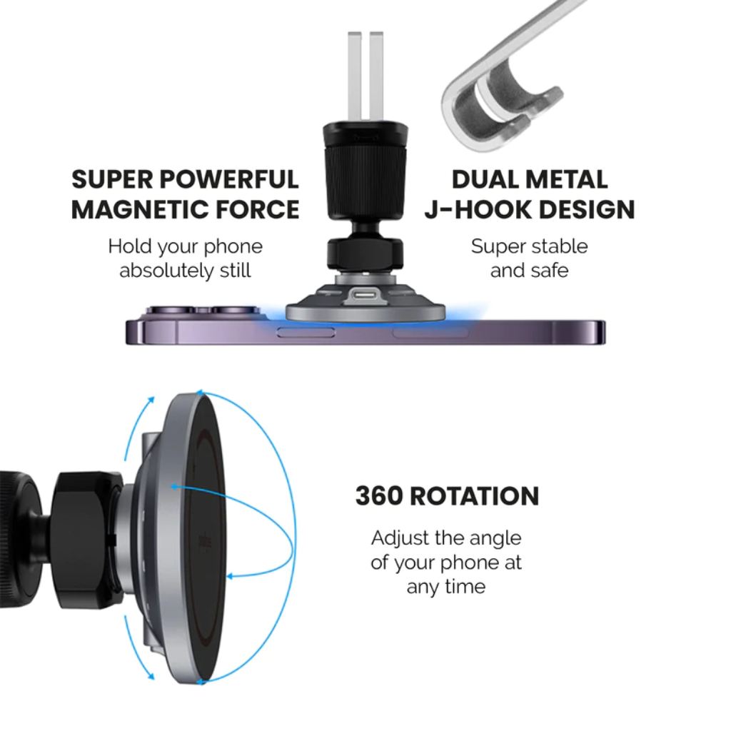 Magneteek Car Mount Prodigee Carga MagSafe