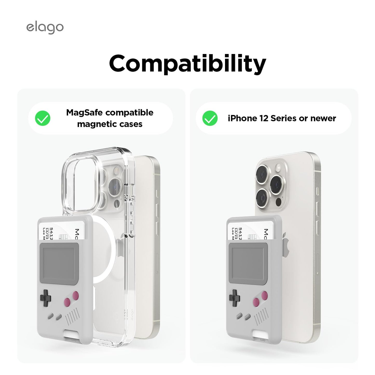 ELAGO Silicon Card Pocket for MagSafe Game Boy
