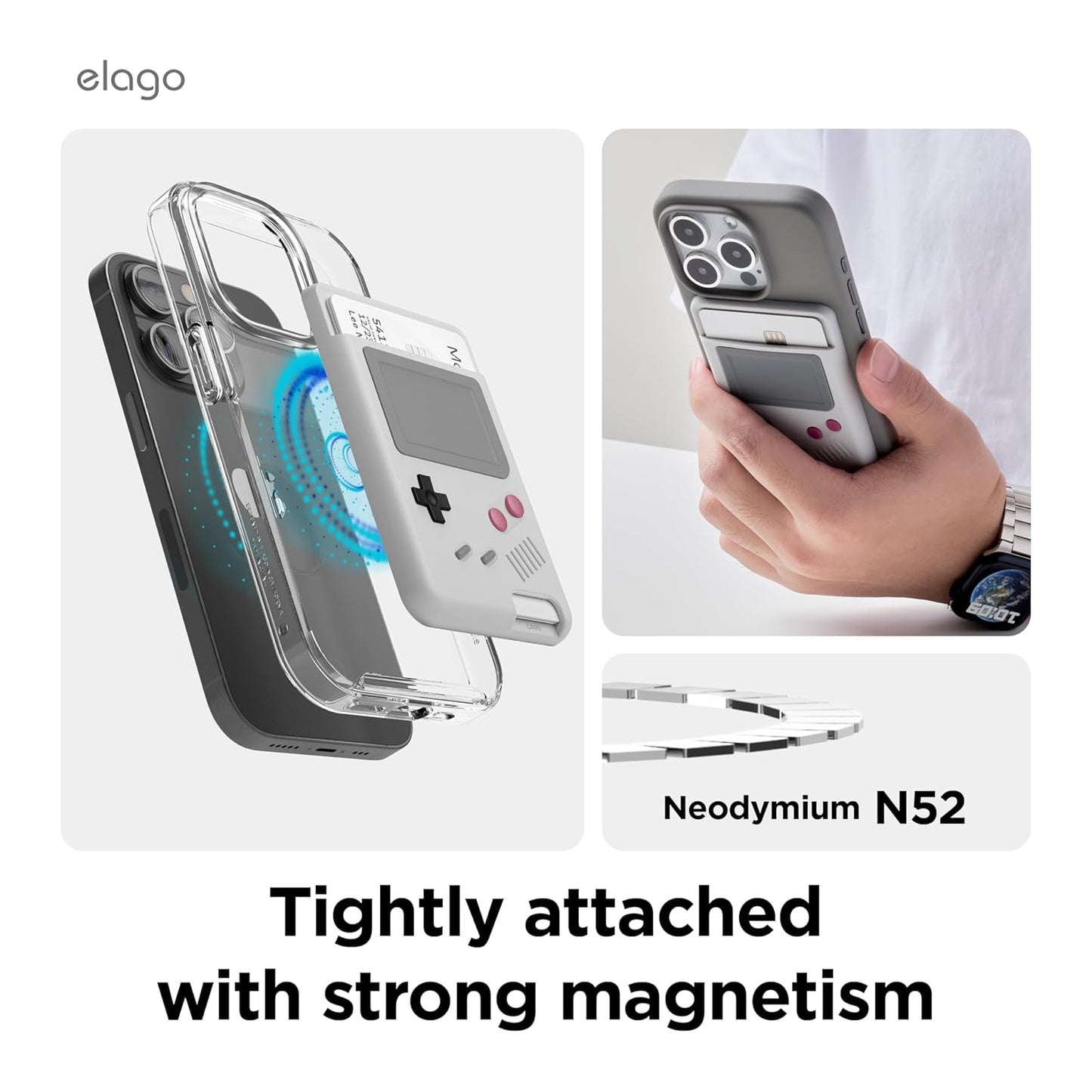 ELAGO Silicon Card Pocket for MagSafe Game Boy