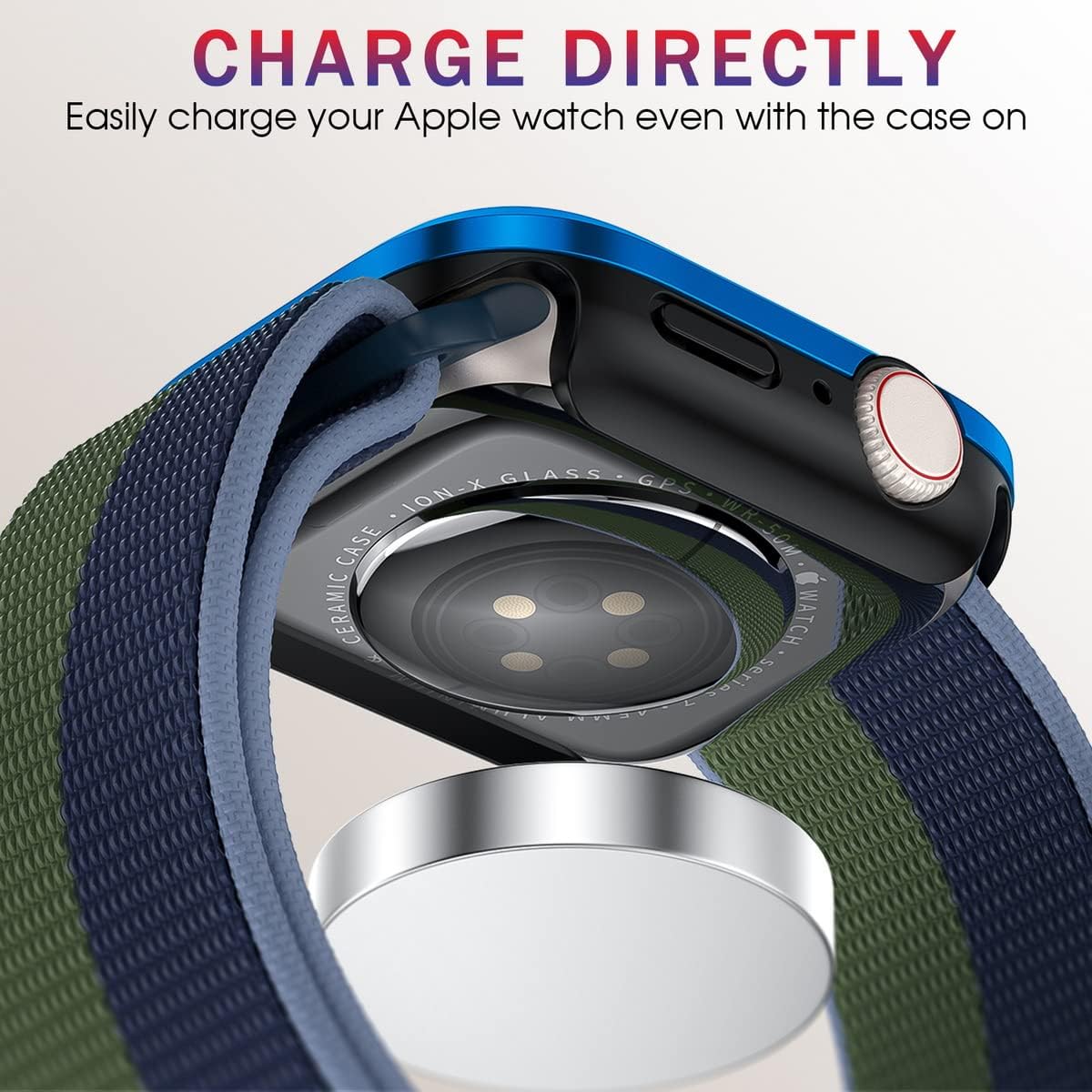 Bumper Metalico Azul para Apple Watch