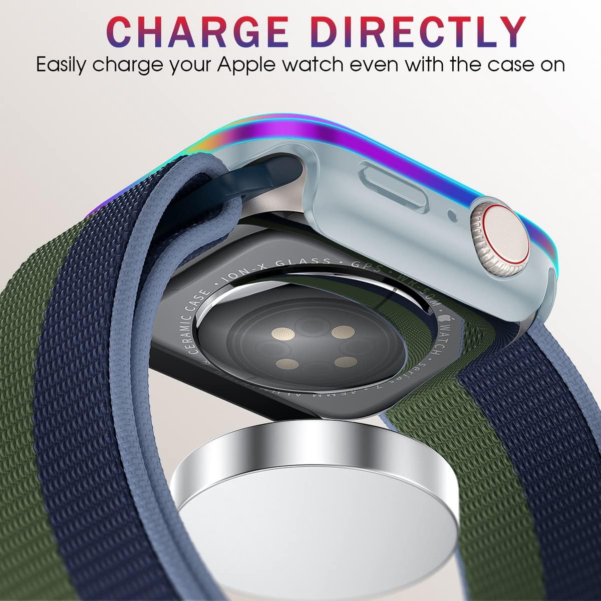 Bumper Metalico Tornasol para Apple Watch