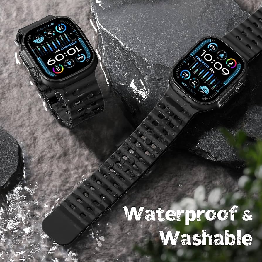 Pulsera Silicon Black Active para Apple Watch