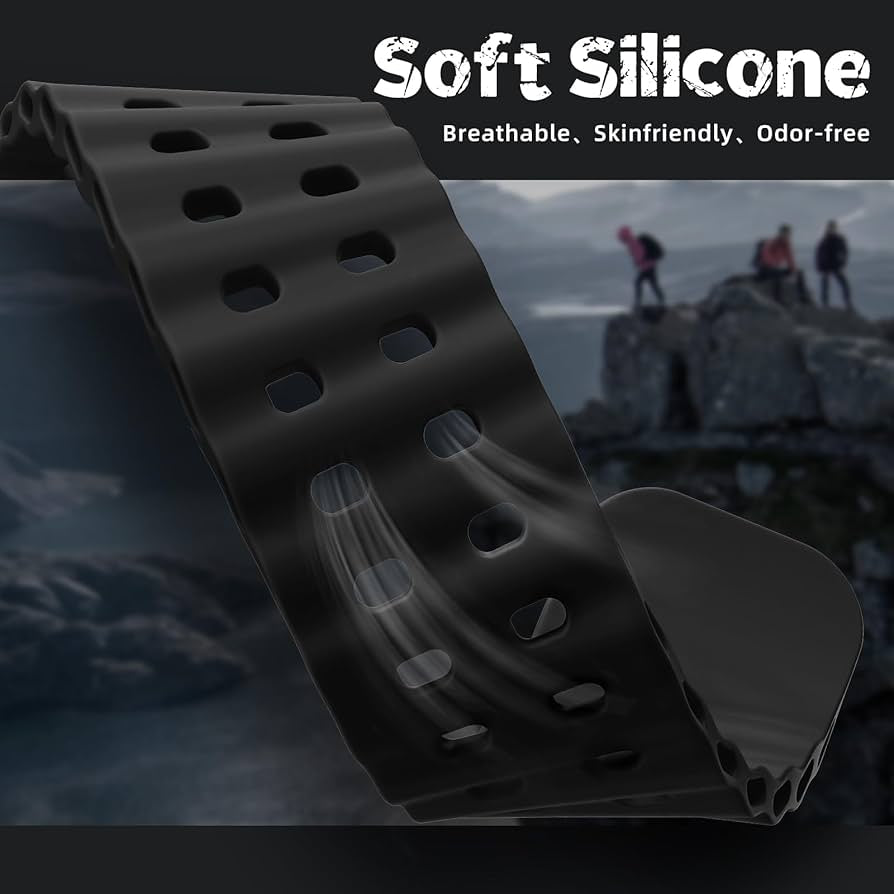 Pulsera Silicon Black Active para Apple Watch