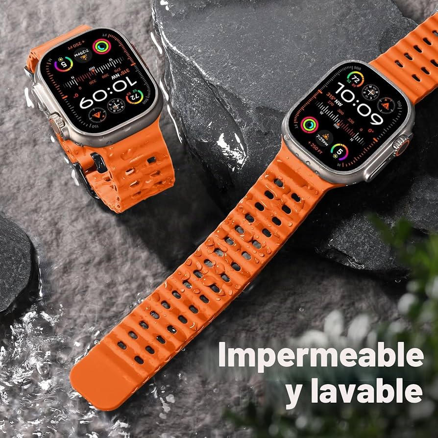 Pulsera Silicon Orange Active para Apple Watch