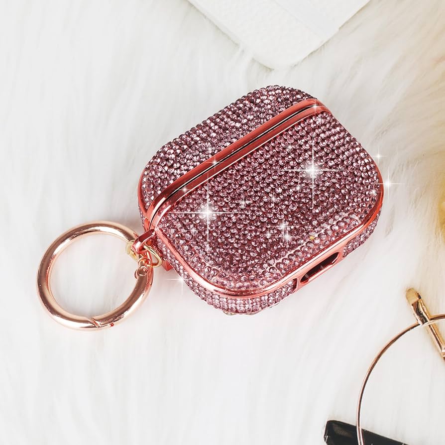 Case AirPods Diamonds Pink