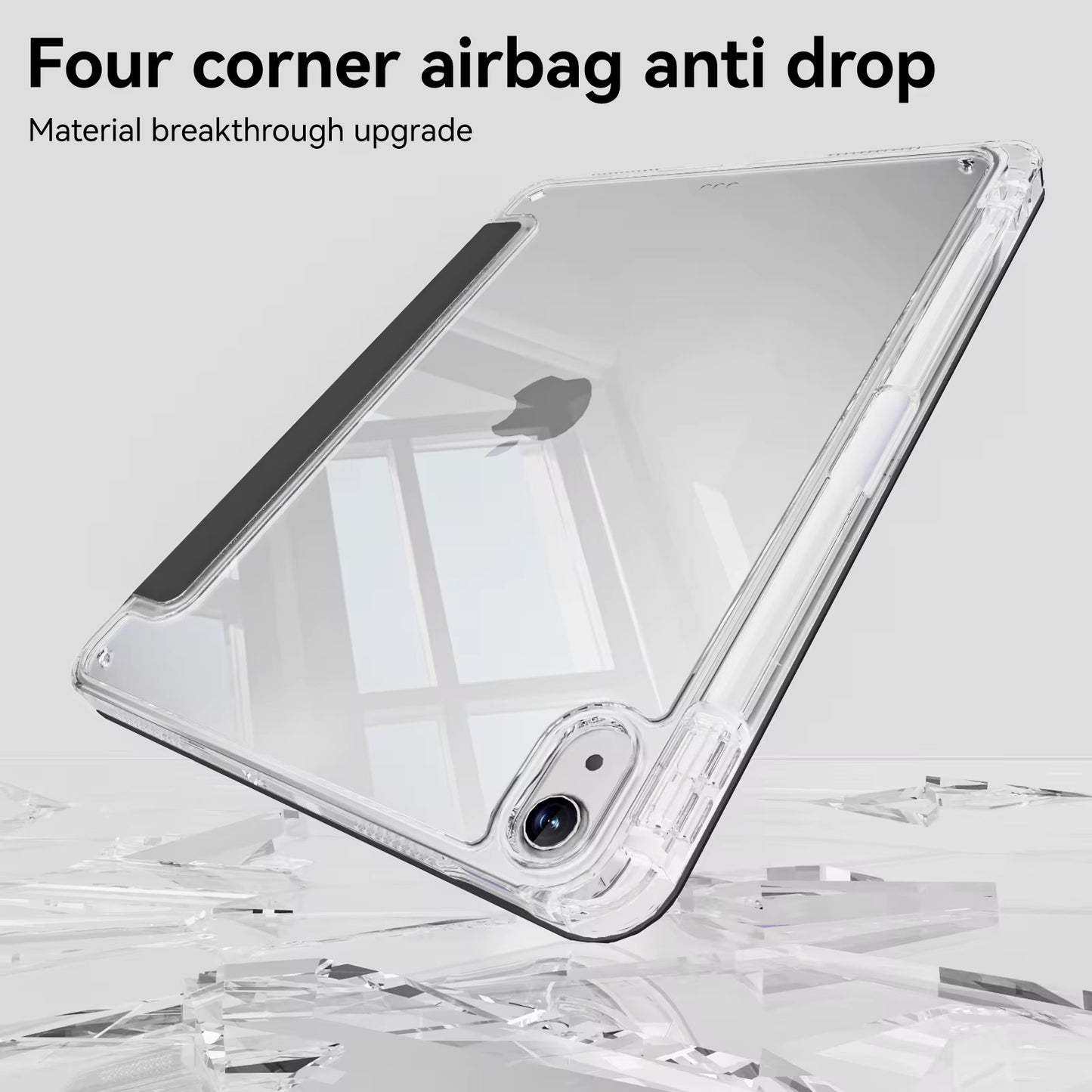 Smart Case Plegable Transparente para iPad 10th/11th (A16) Generación