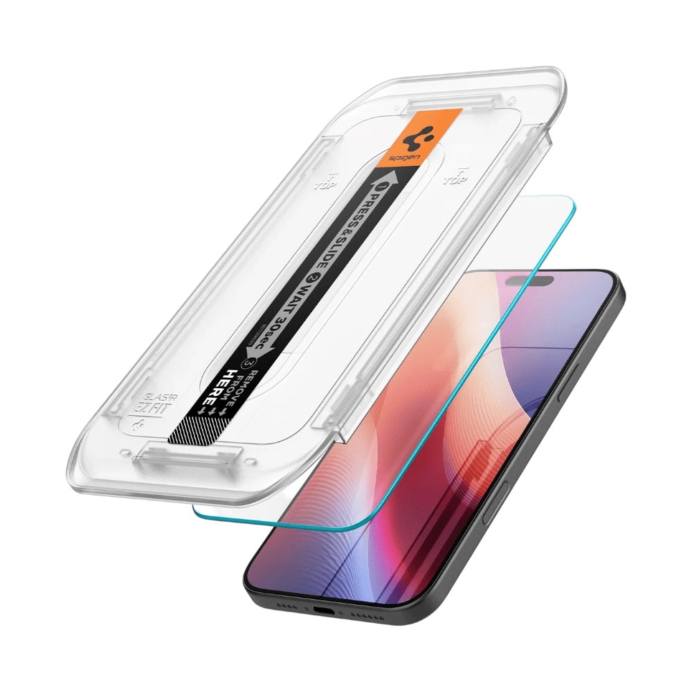 Vidrio Templado Spigen EZ Fit Clear para iPhone